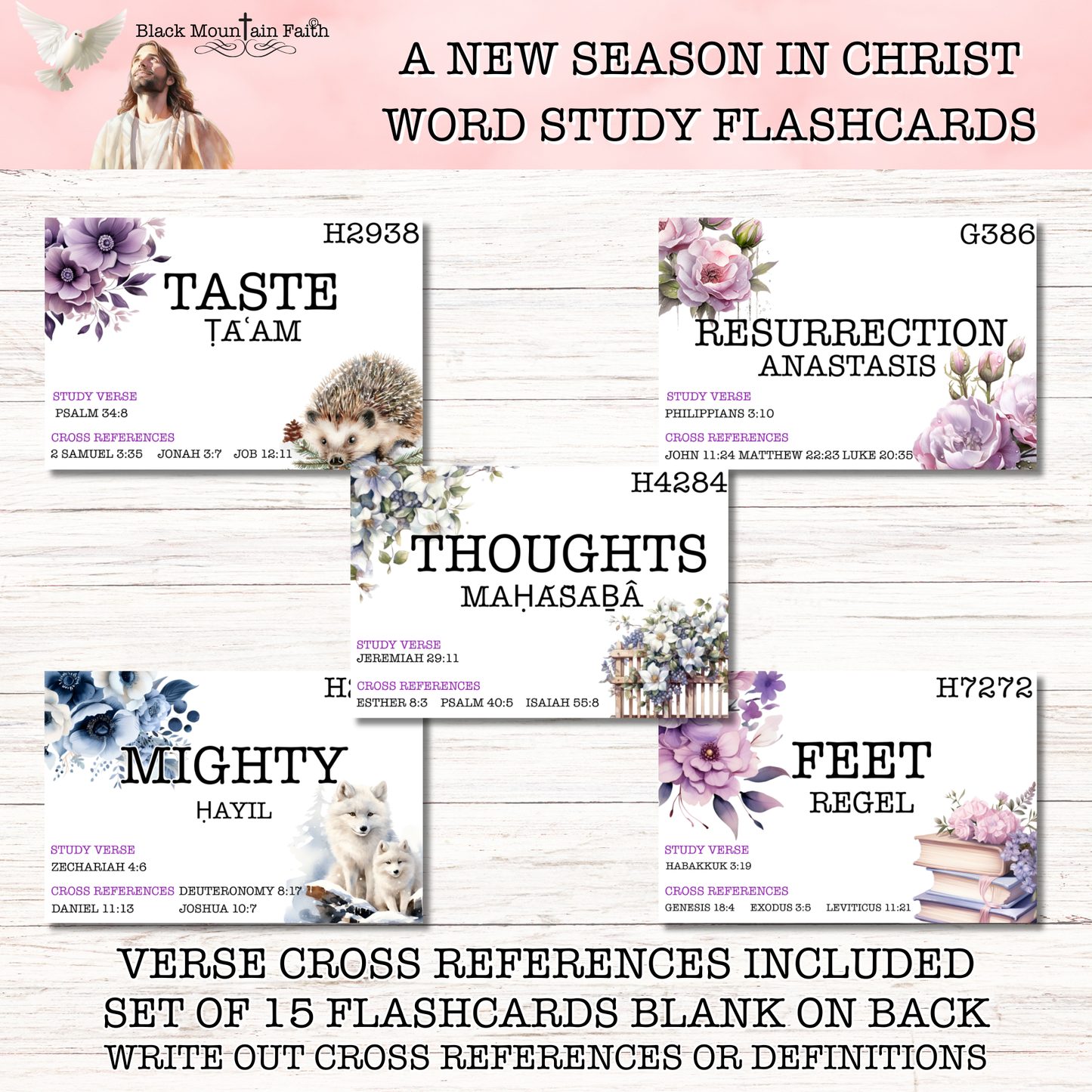 A New Season in Christ Word Study Flashcards