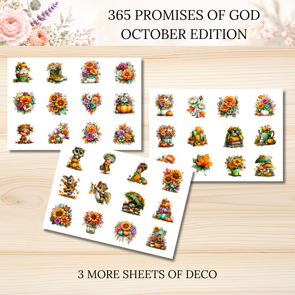 365 Promises of God Sticker Subscription Club MONTHLY EDITION