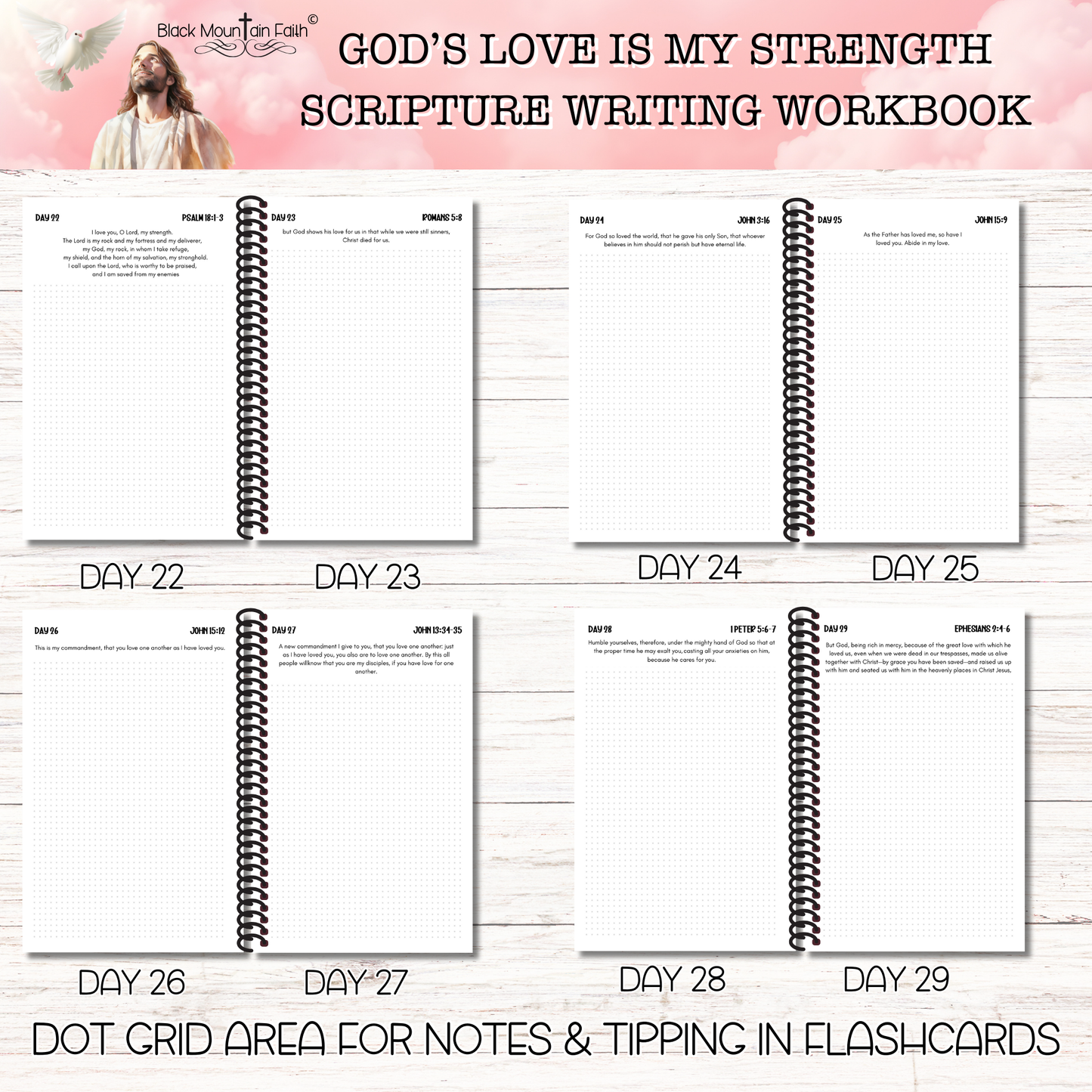 God's Love is My Strength Scripture Writing Workbook