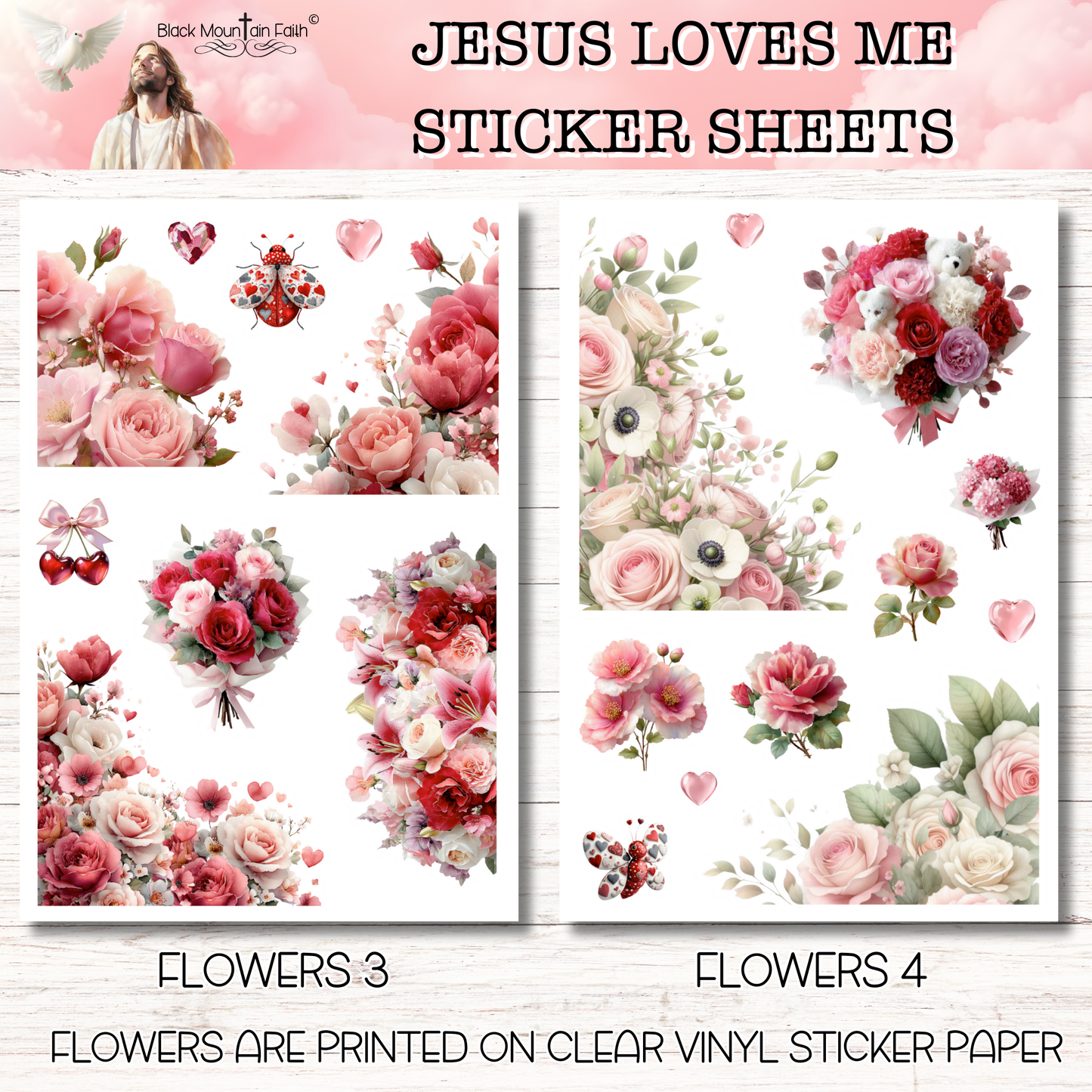Jesus Loves Me Scripture Writing Plan Stickers
