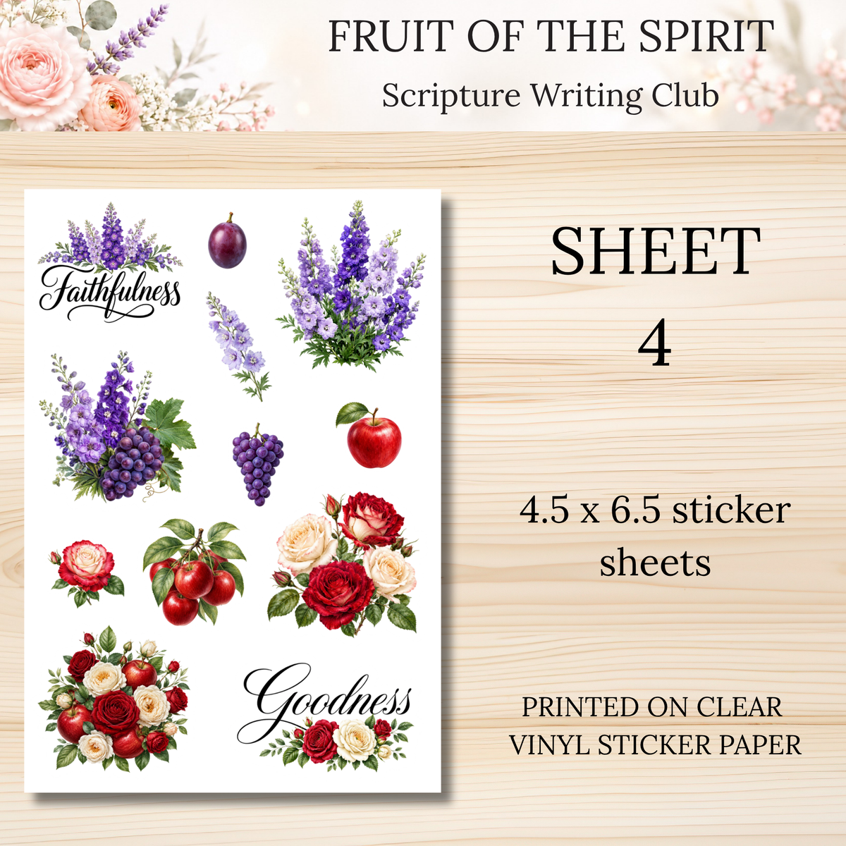 Fruit of the Spirit Scripture Writing & Devotional Bundle | Scriptures for Spiritual Fruits