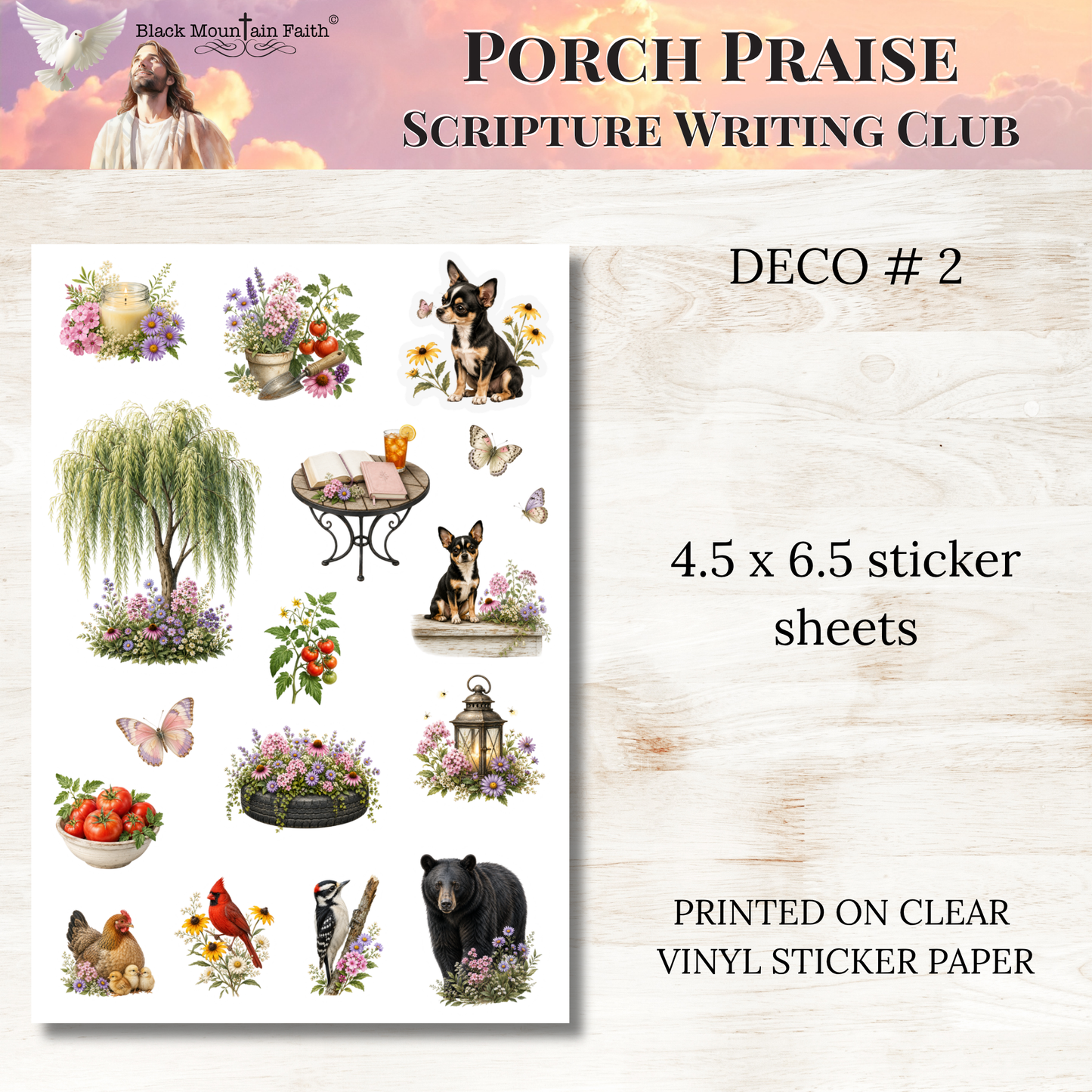 Porch Praise Scripture Writing & Devotional Bundle | Scriptures for Everyday Living