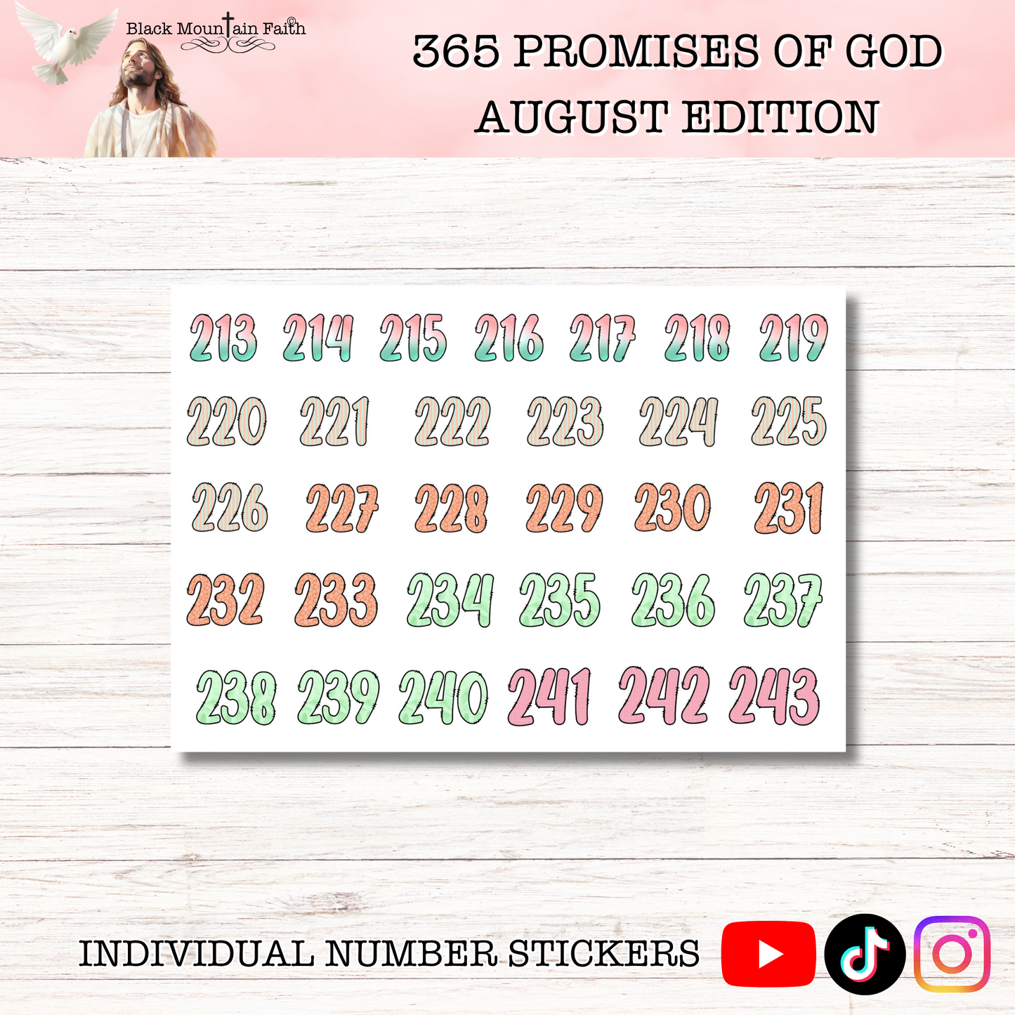 365 Promises of God AUGUST STAND ALONE KIT