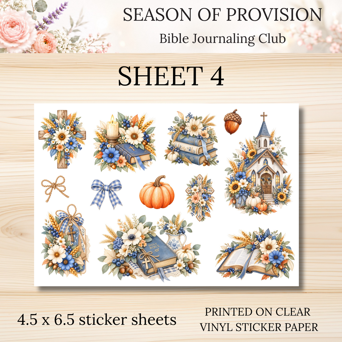 Season of Provision || Bible Journaling Club