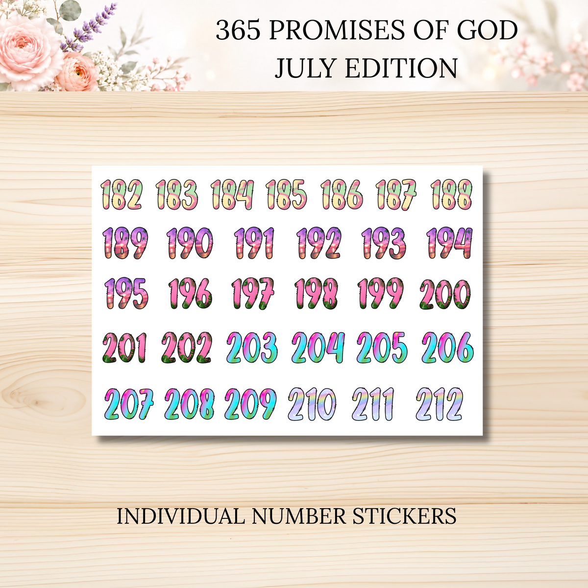 365 Promises of God JULY STAND ALONE KIT