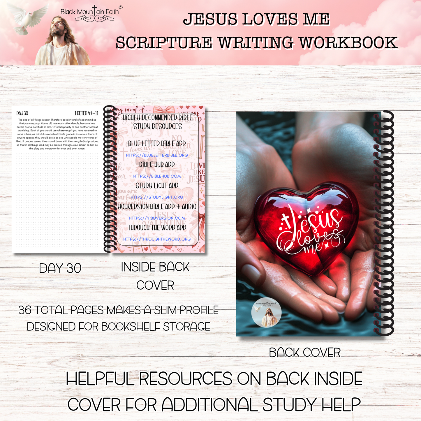 Jesus Loves Me Scripture Writing Workbook