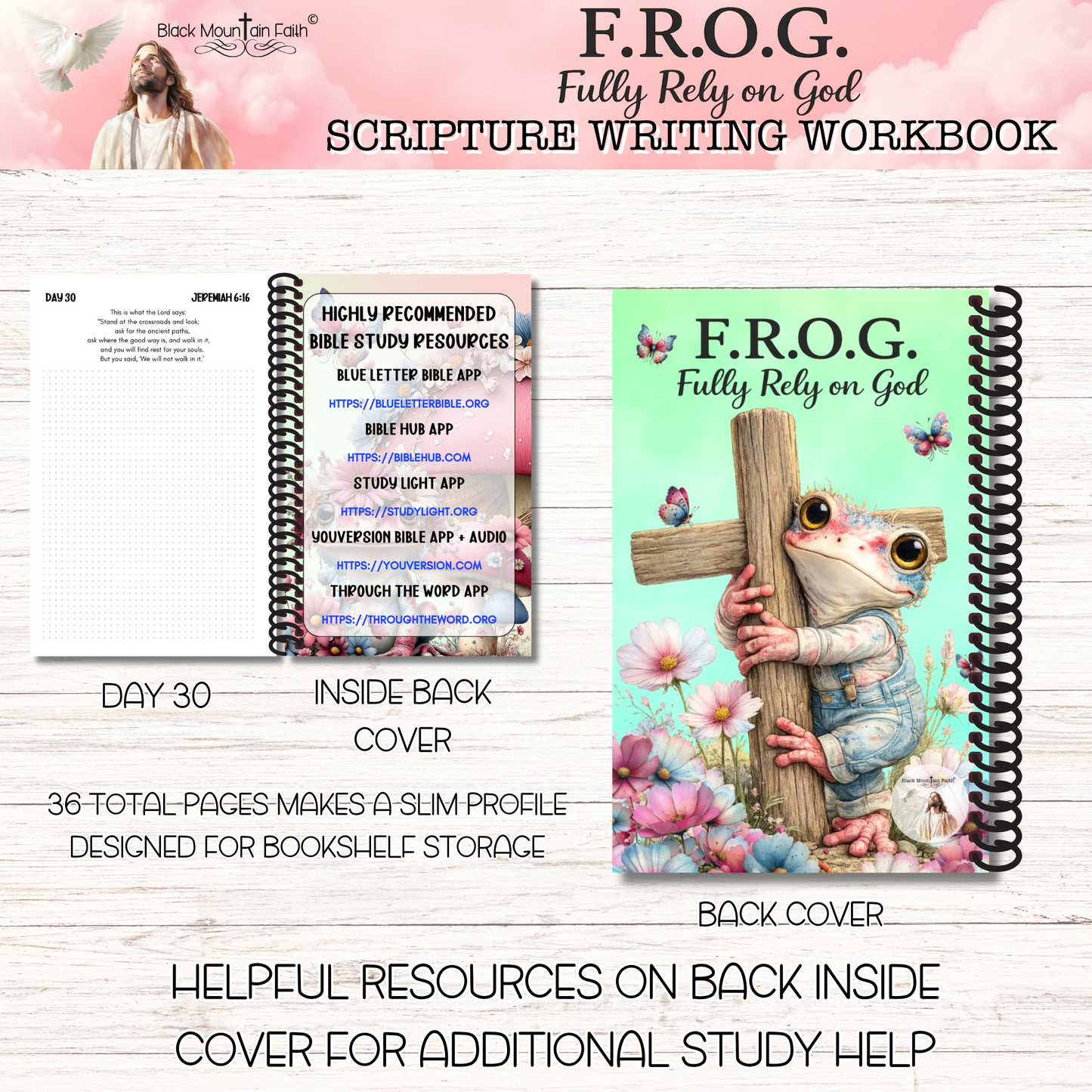 F.R.O.G. Fully Rely on God Deluxe Collection PAST Scripture Writing Collections