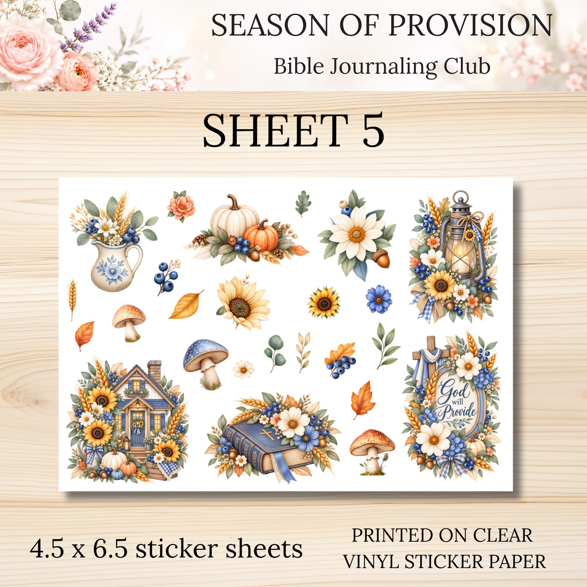 Season of Provision || Bible Journaling Club