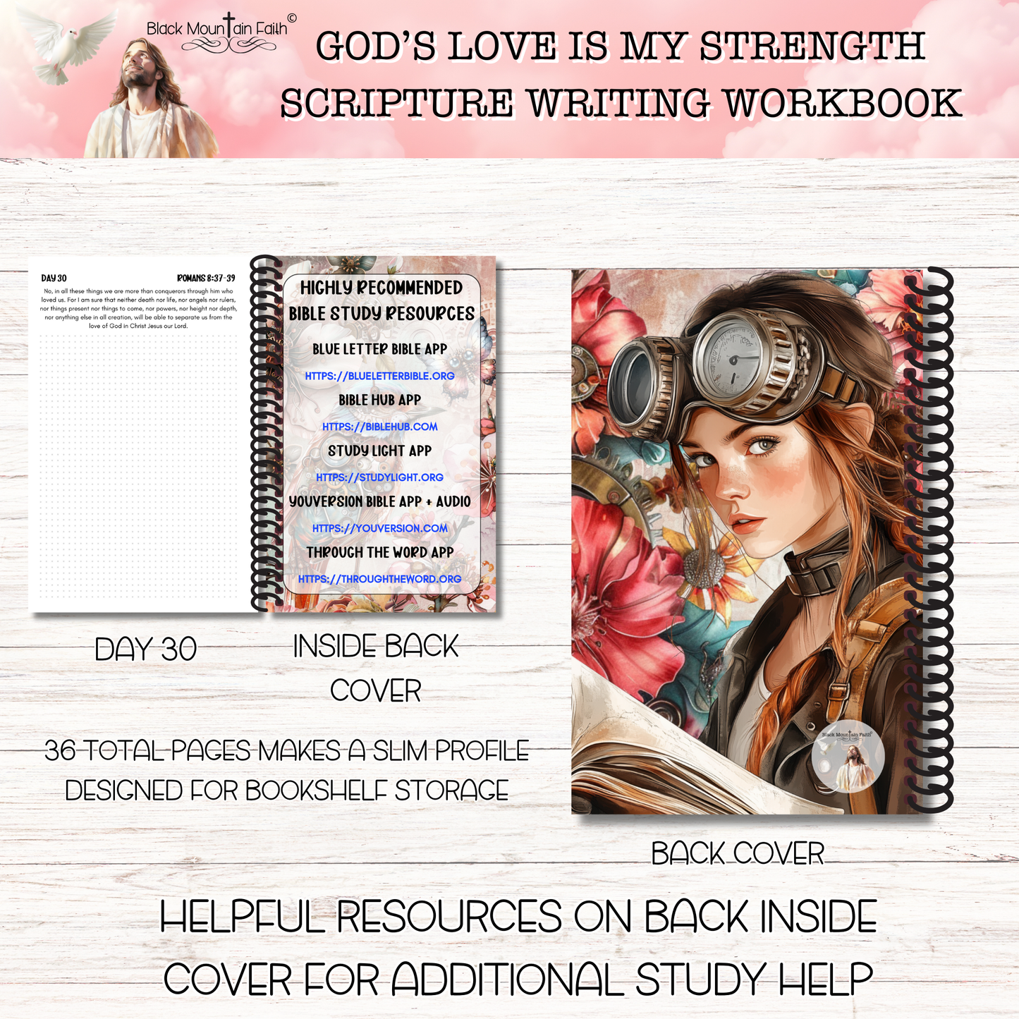 God's Love is My Strength Scripture Writing Workbook