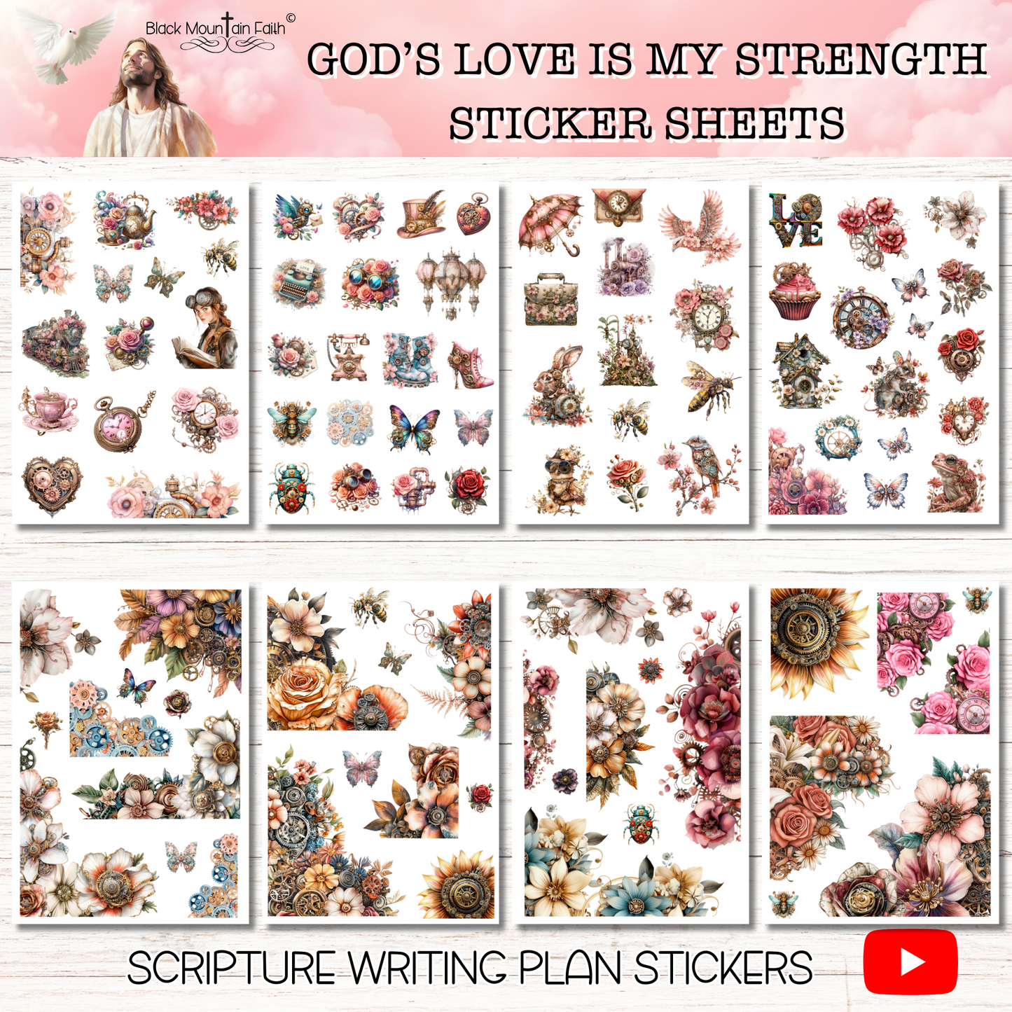 God's Love is My Strength Deluxe Collection PAST Scripture Writing Collections