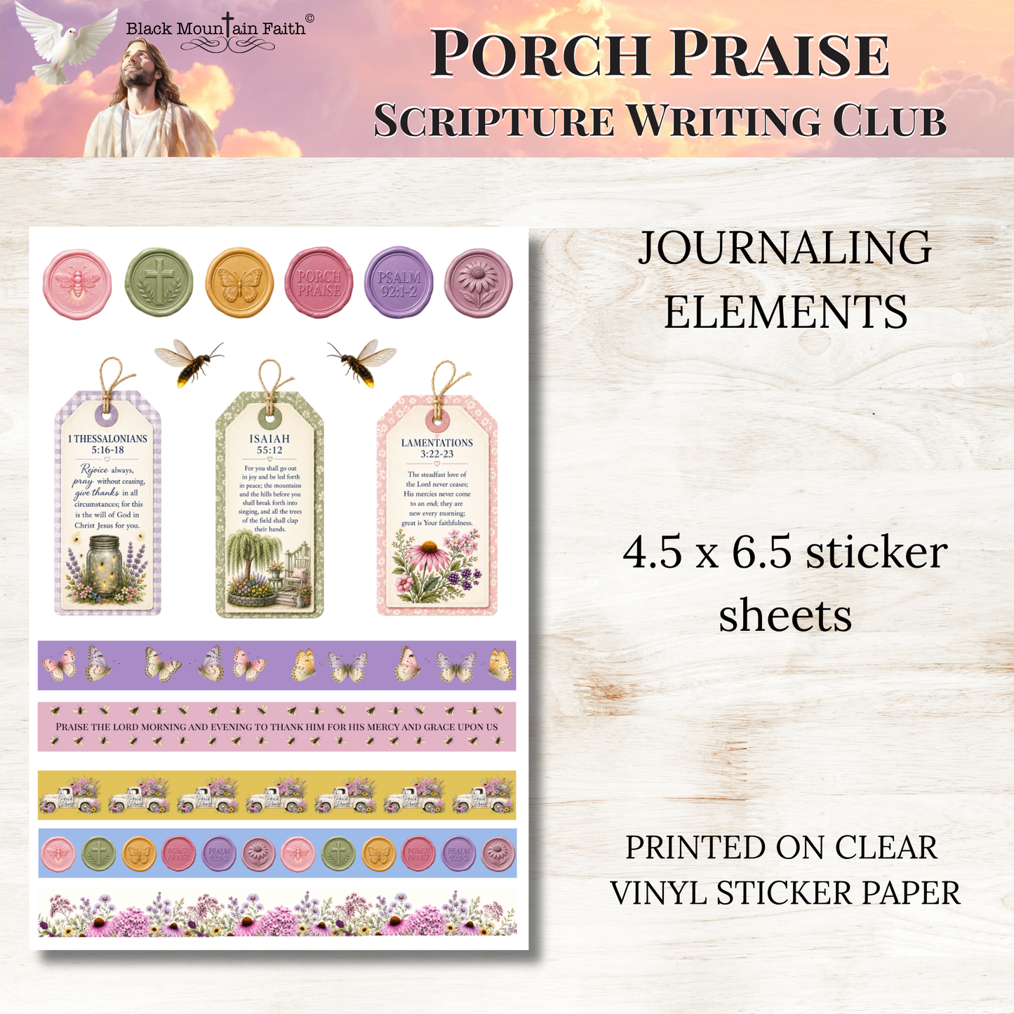 Porch Praise Scripture Writing & Devotional Bundle | Scriptures for Everyday Worship