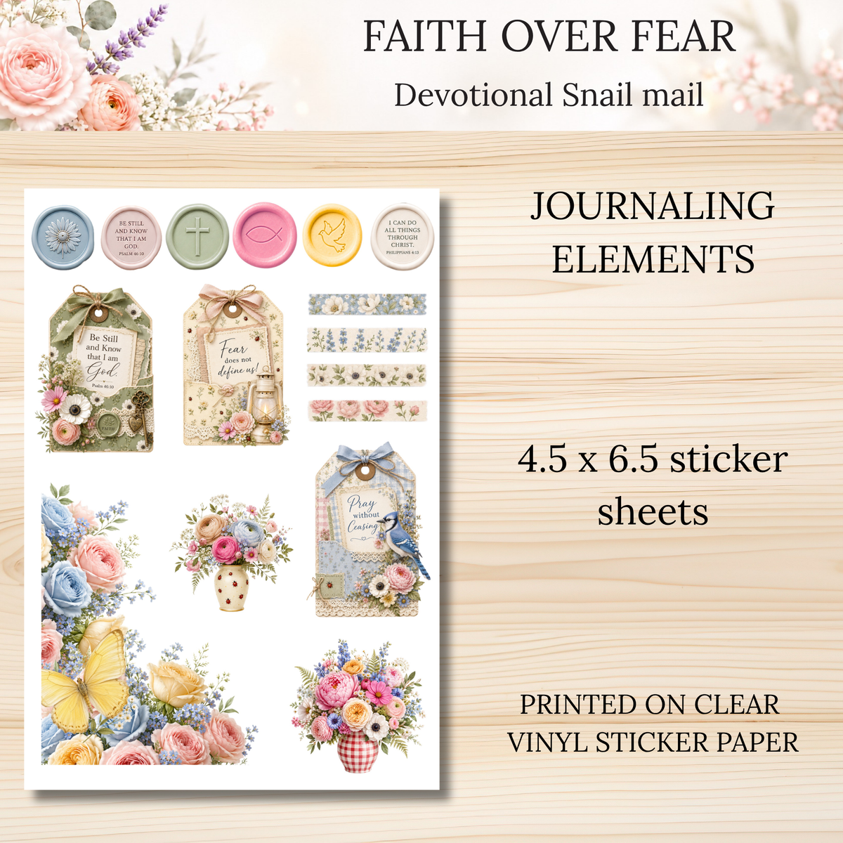 Faith Over Fear Scripture Writing Club | Scriptures for Anxiety