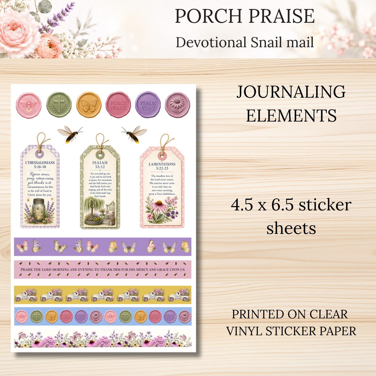 Porch Praise Scripture Writing & Devotional Bundle | Scriptures for Everyday Living
