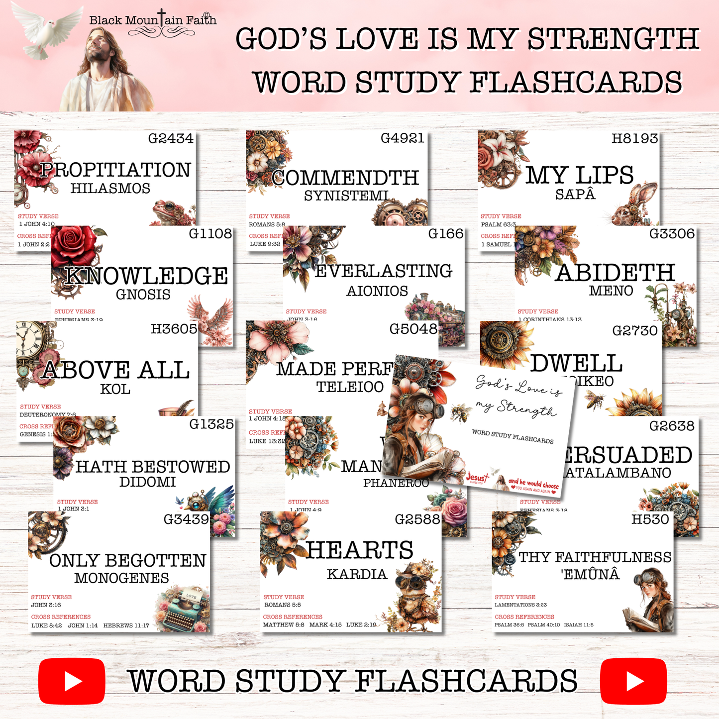 God's Love is My Strength Deluxe Collection PAST Scripture Writing Collections