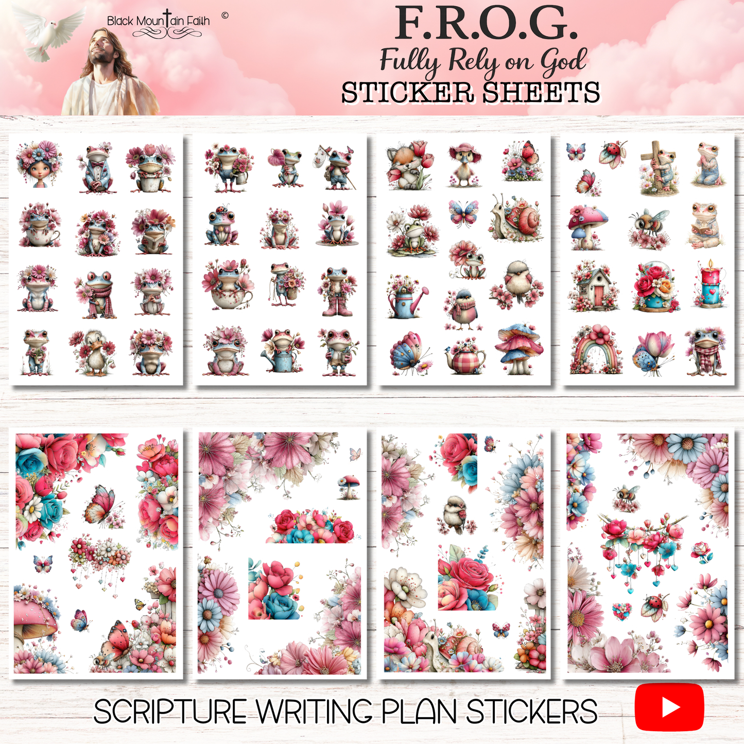 F.R.O.G. Fully Rely on God Deluxe Collection PAST Scripture Writing Collections